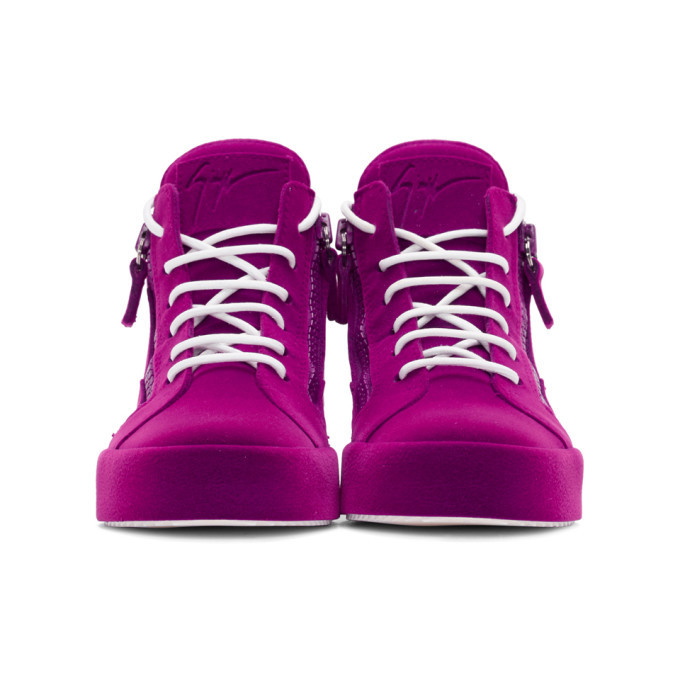 Giuseppe Zanotti Purple May London Sneakers