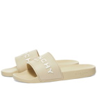 Givenchy Men's Logo Slide in Light Beige