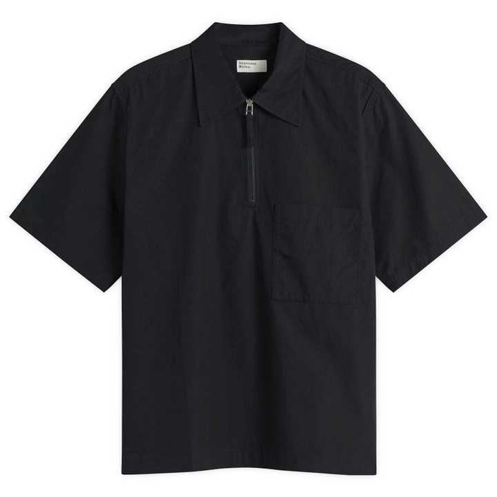 Photo: Universal Works Men's Broadcloth Ewan Shirt in Navy
