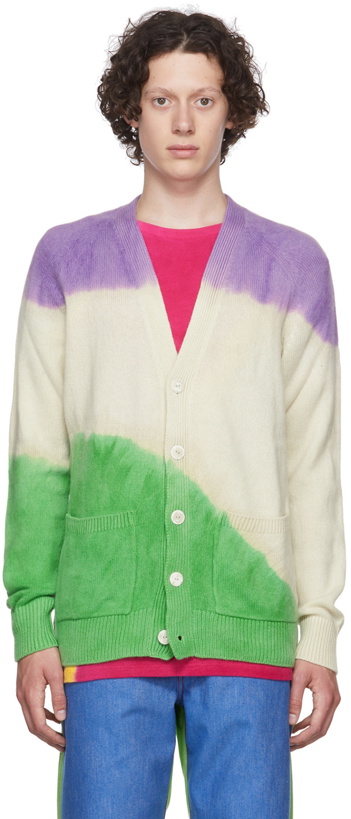 Photo: The Elder Statesman Off-White Cashmere Cardigan