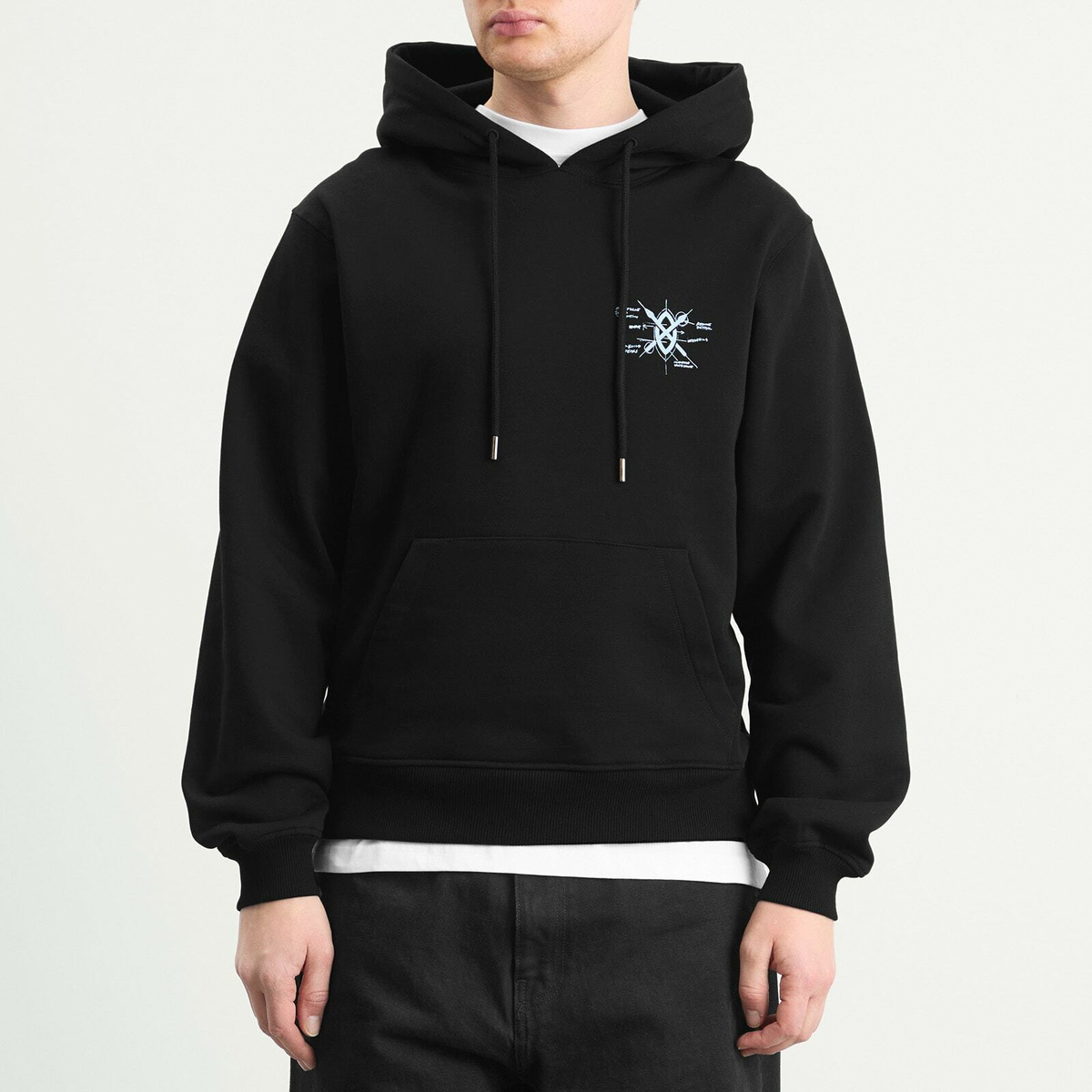 Daily Paper Men's Shield Evolution Hoodie in Black
