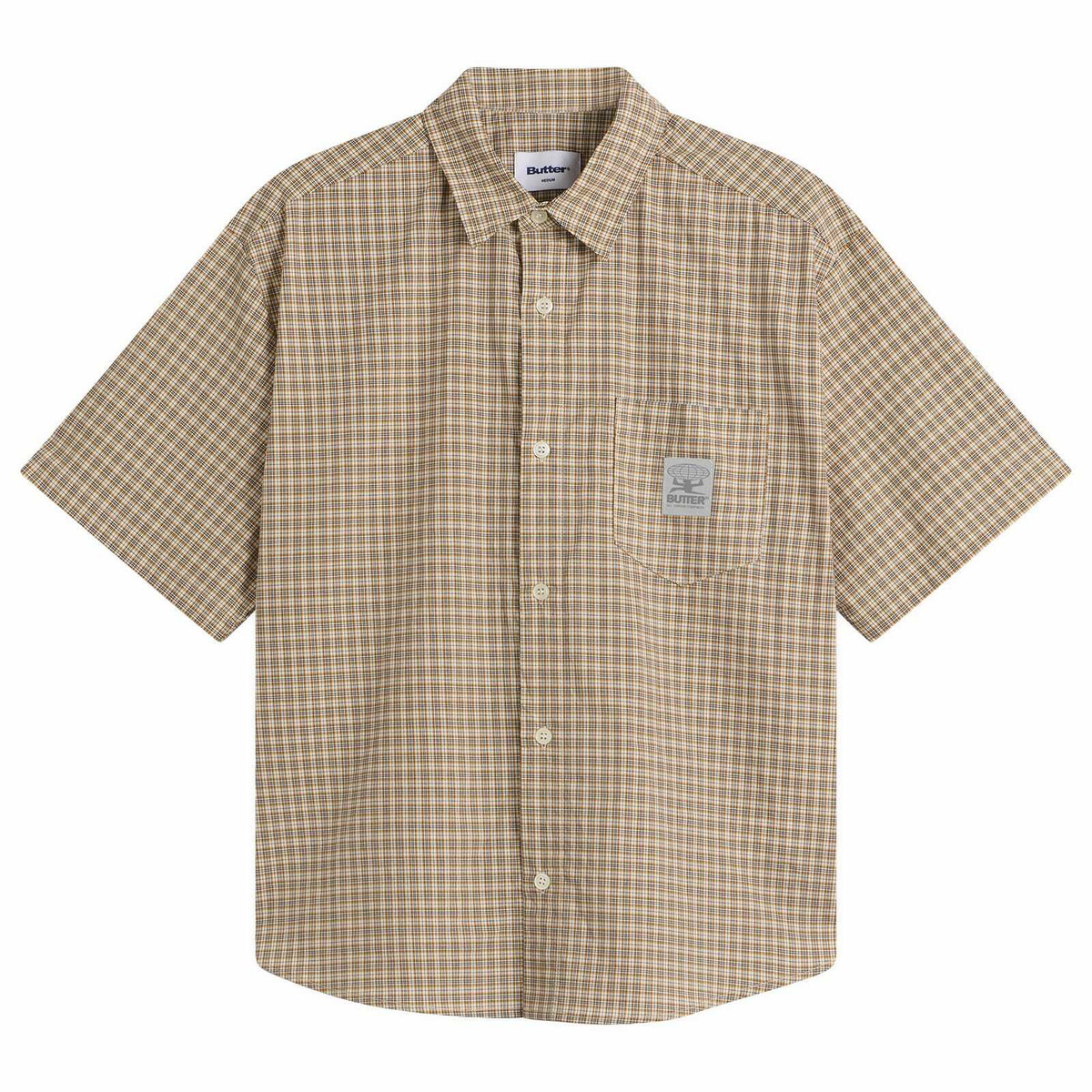 Butter Goods Men's Equipment Shirt in Tan/Mustard