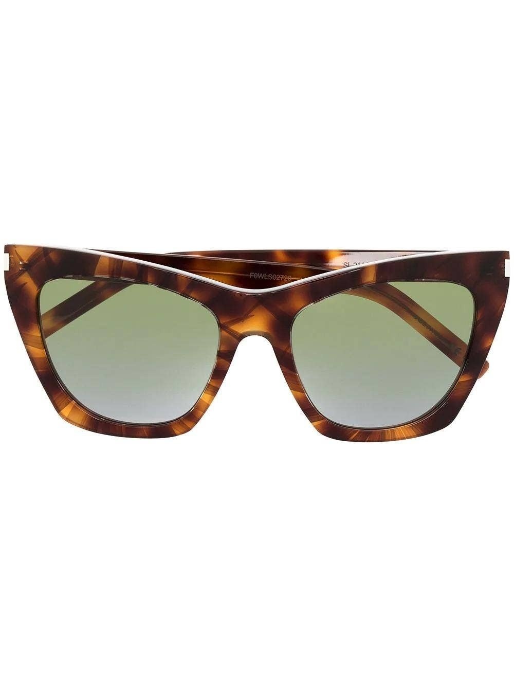 Photo: Brown Acetate Butterfly Frame Sunglasses