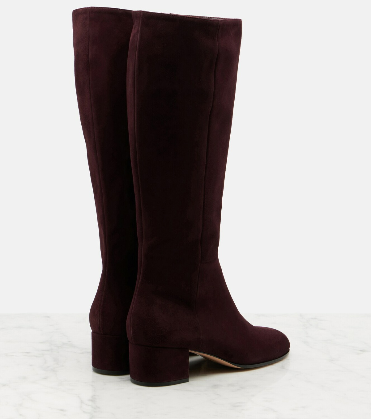 Gianvito Rossi Joelle suede knee-high boots