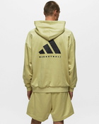 Adidas Basketball Sue Hood Yellow - Mens - Hoodies