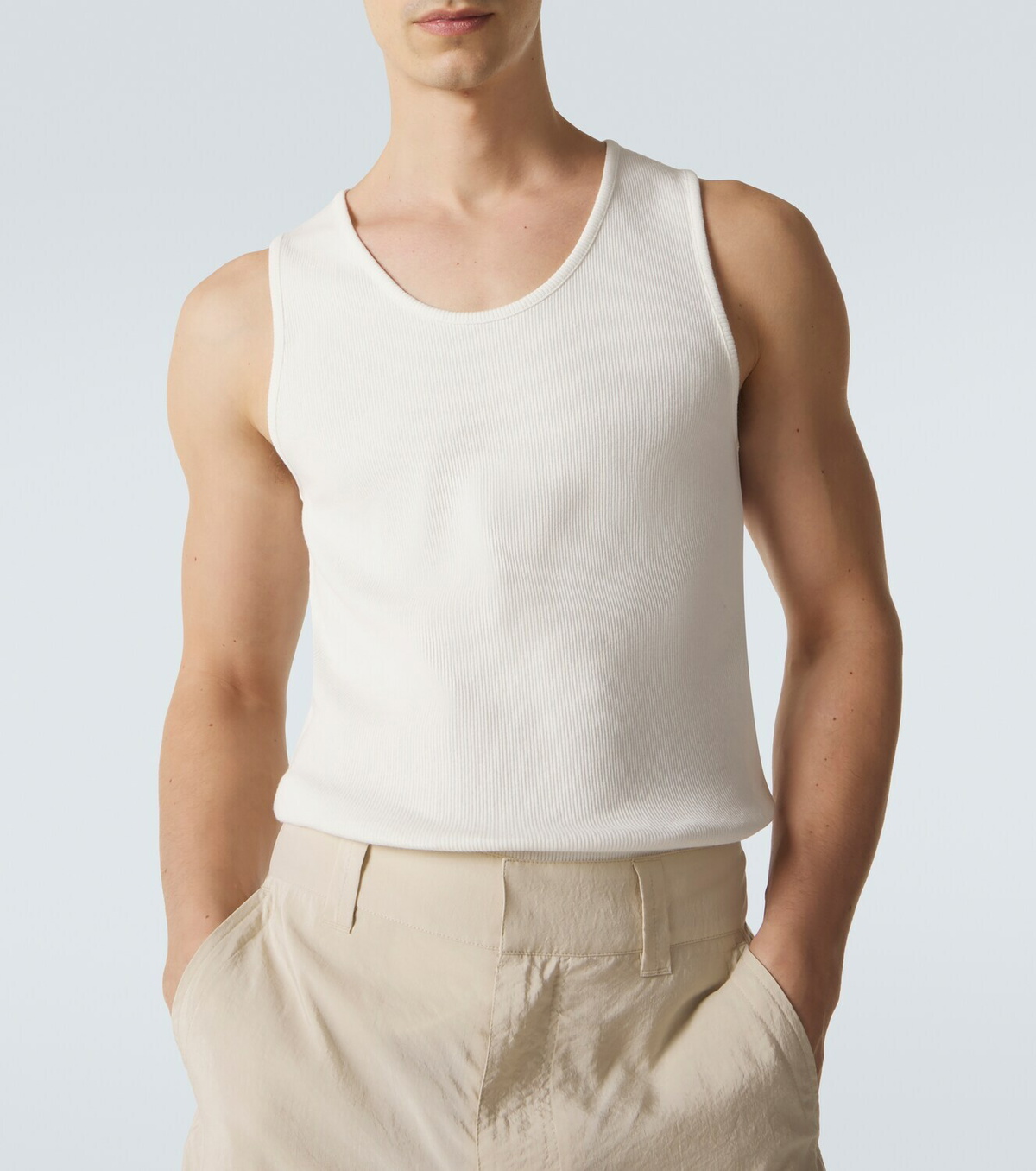 Lemaire Cotton and linen tank top