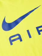 Nike - Air Logo-Print Cotton-Jersey T-Shirt - Yellow