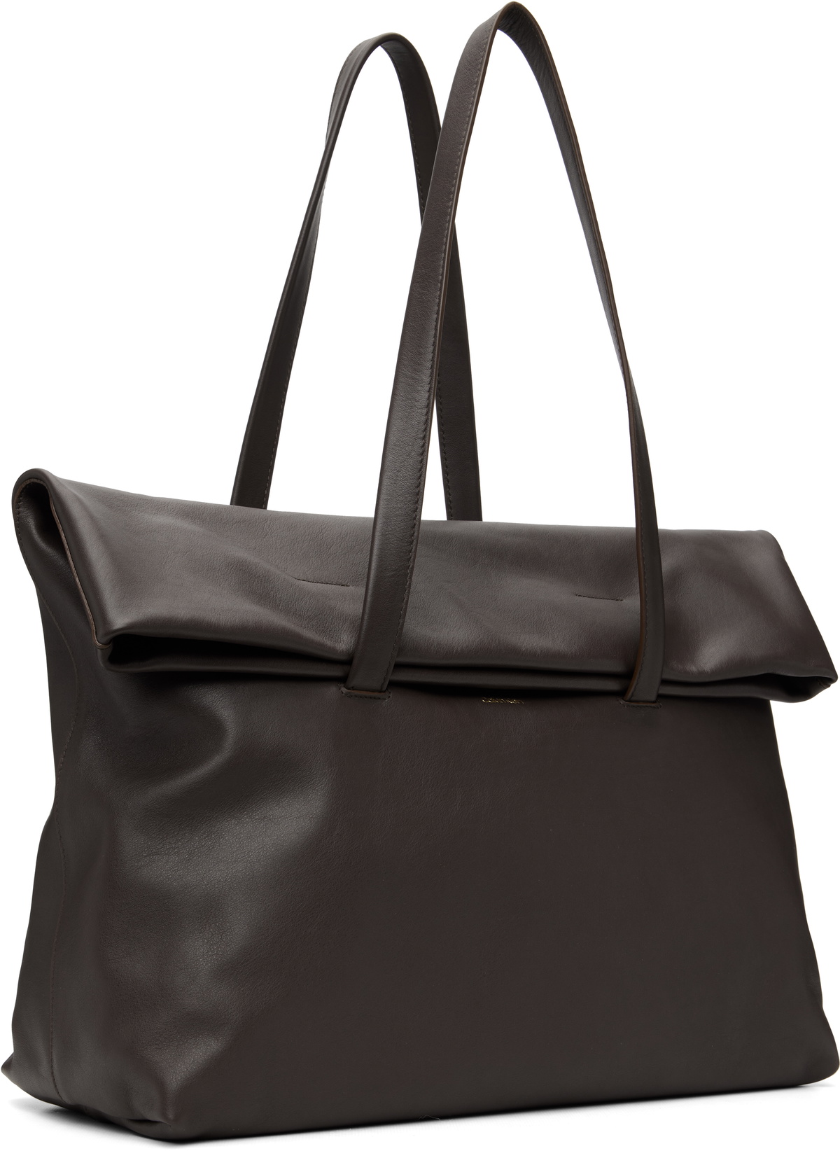 Calvin Klein Collection Brown NY City North South Tote