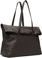Calvin Klein Collection Brown NY City North South Tote