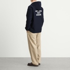 Drôle de Monsieur Men's Drole De Monsieur Slogan Zip Hoodie in Navy