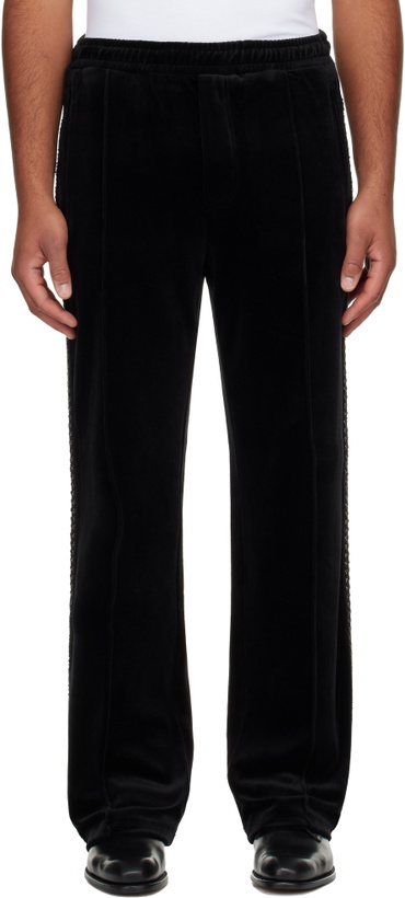 Photo: Andersson Bell Black Velvet Track Pants