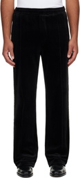 Andersson Bell Black Velvet Track Pants