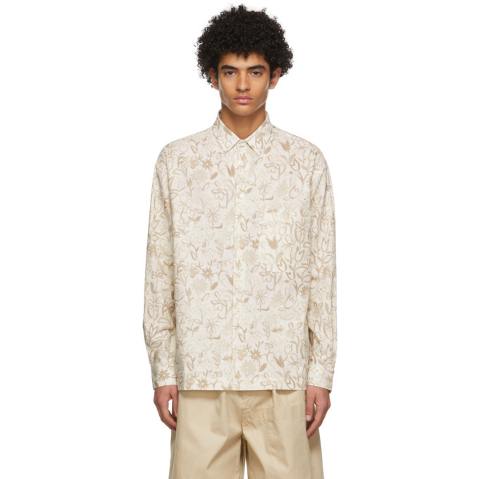 Photo: Jacquemus Beige La Chemise Baou Shirt