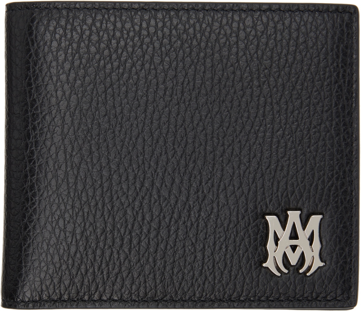 AMIRI Black MA Quad Leather Bifold Wallet Amiri