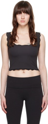 SKIMS Black Fits Everybody Lace Tank Top