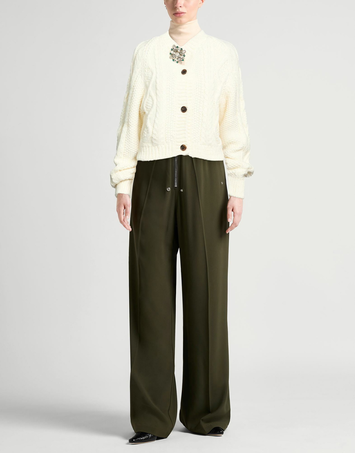 Area Womens Cardigan Ivory