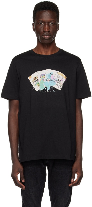 Photo: PS by Paul Smith Black Cards T-Shirt