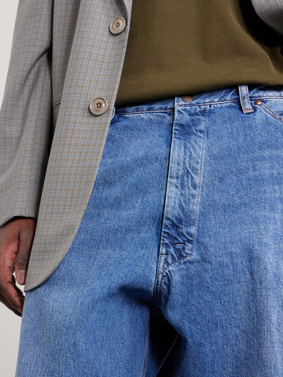 Beams Plus - Painters Straight-Leg Jeans - Blue