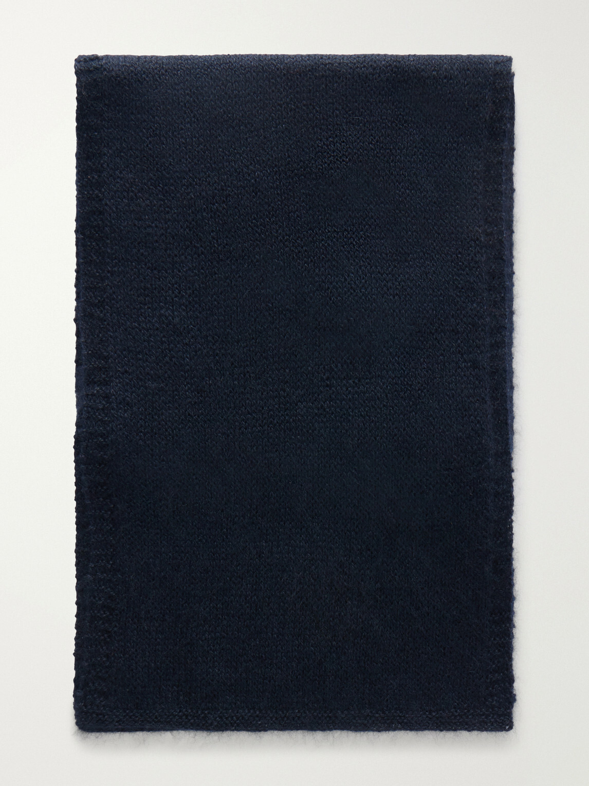 Anderson & Sheppard - Muskox, Wool and Silk-Blend Scarf - Blue