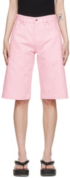 Marshall Columbia SSENSE Exclusive Pink Denim Shorts