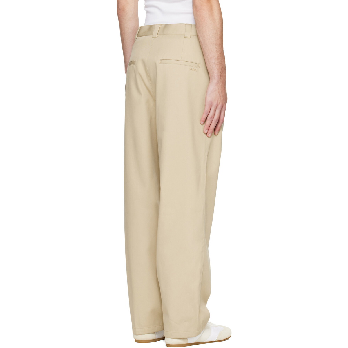 A.P.C. Beige Ricky Trousers