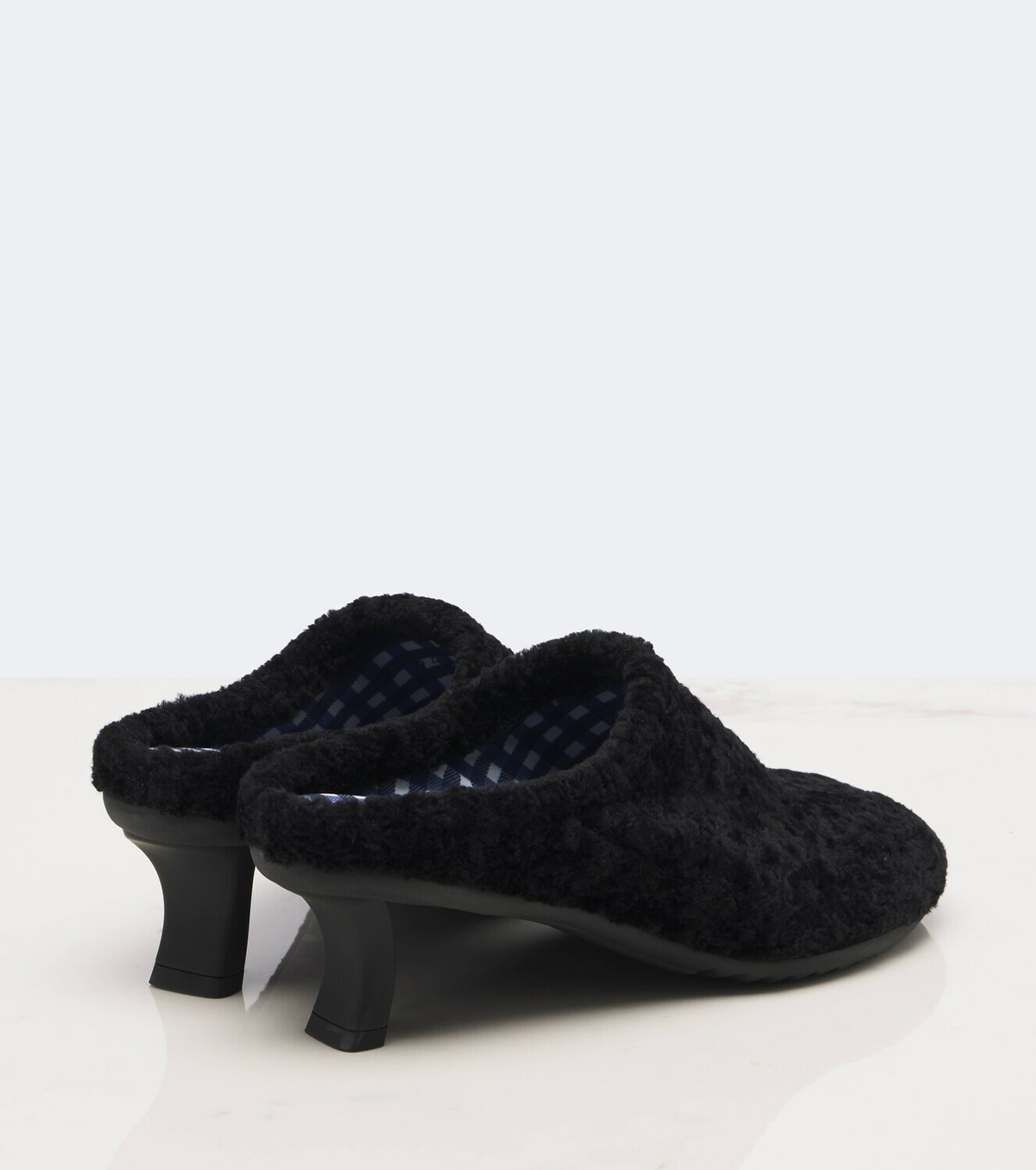 Loewe Dive shearling mules