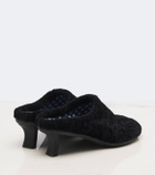 Loewe Dive shearling mules