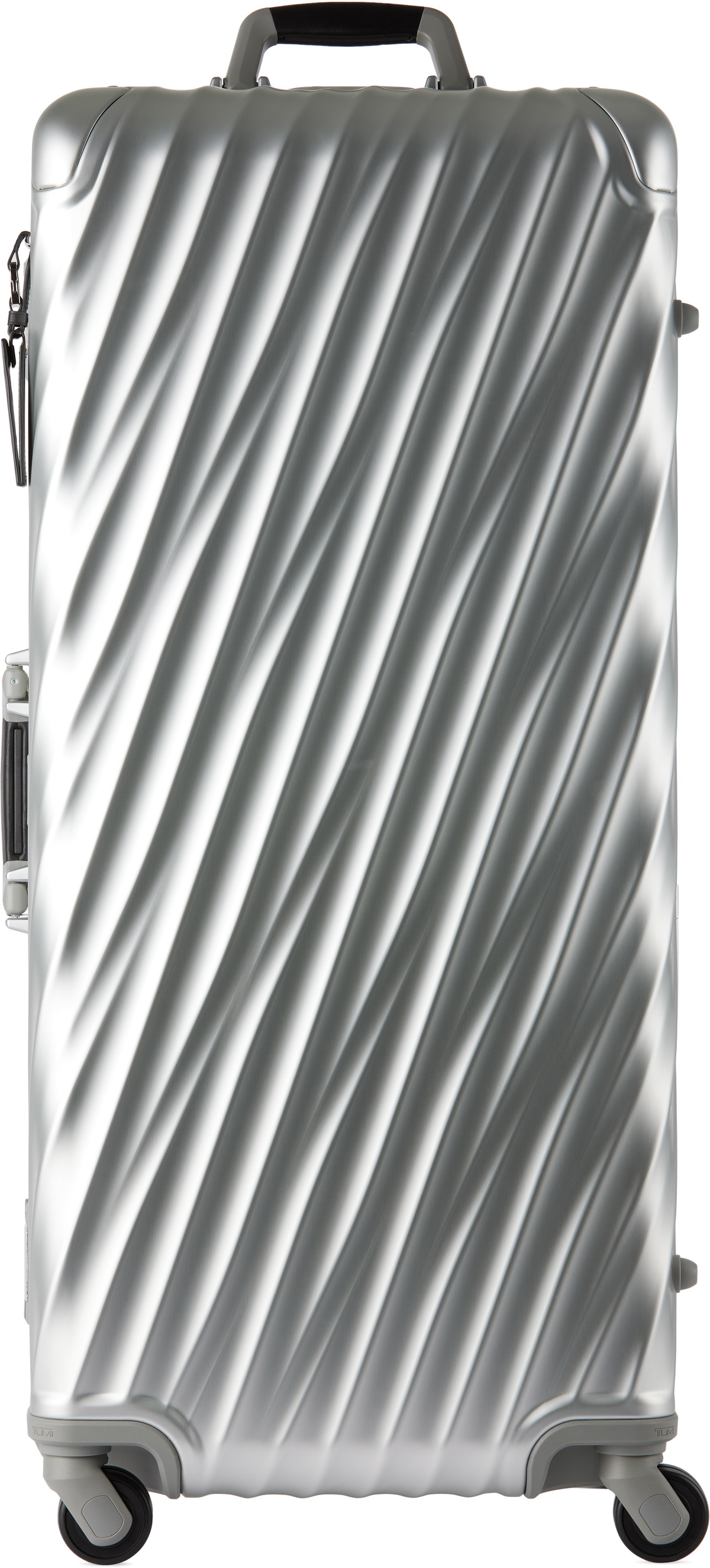 Tumi Silver Rolling Trunk Suitcase