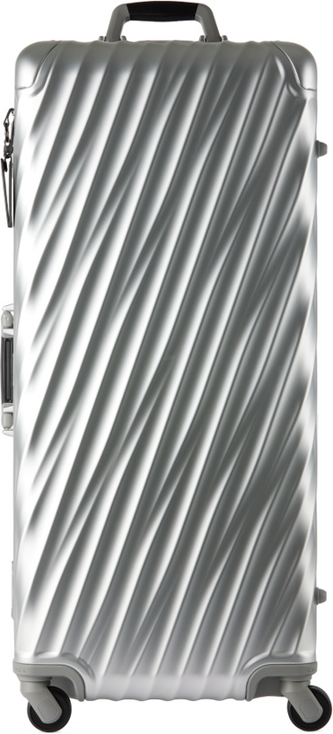 Photo: Tumi Silver Rolling Trunk Suitcase