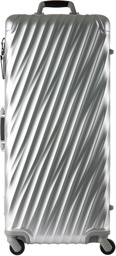 Tumi Silver Rolling Trunk Suitcase