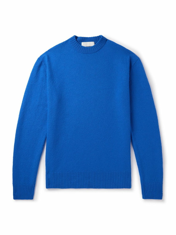 Photo: Jil Sander - Boiled Wool Sweater - Blue