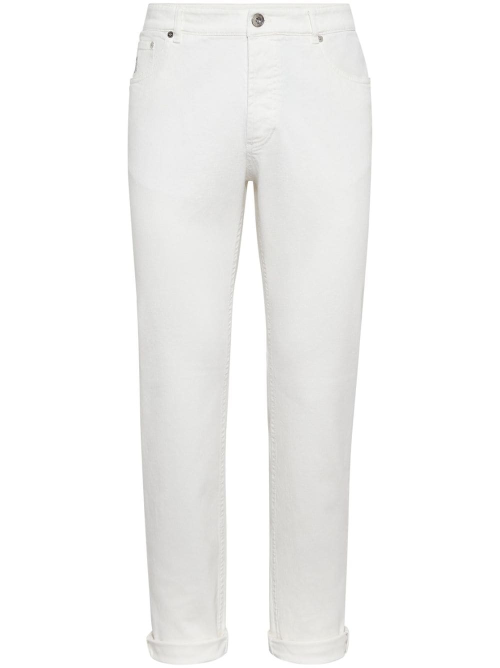 Pantalon Denim Femme Brunello Cuccinelli - Taille 36FR (équivalent S), Couleur Jean, En Parfait état Occasion