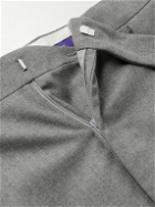 Ralph Lauren Purple label - Gregory Straight-Leg Wool-Flannel Trousers - Gray