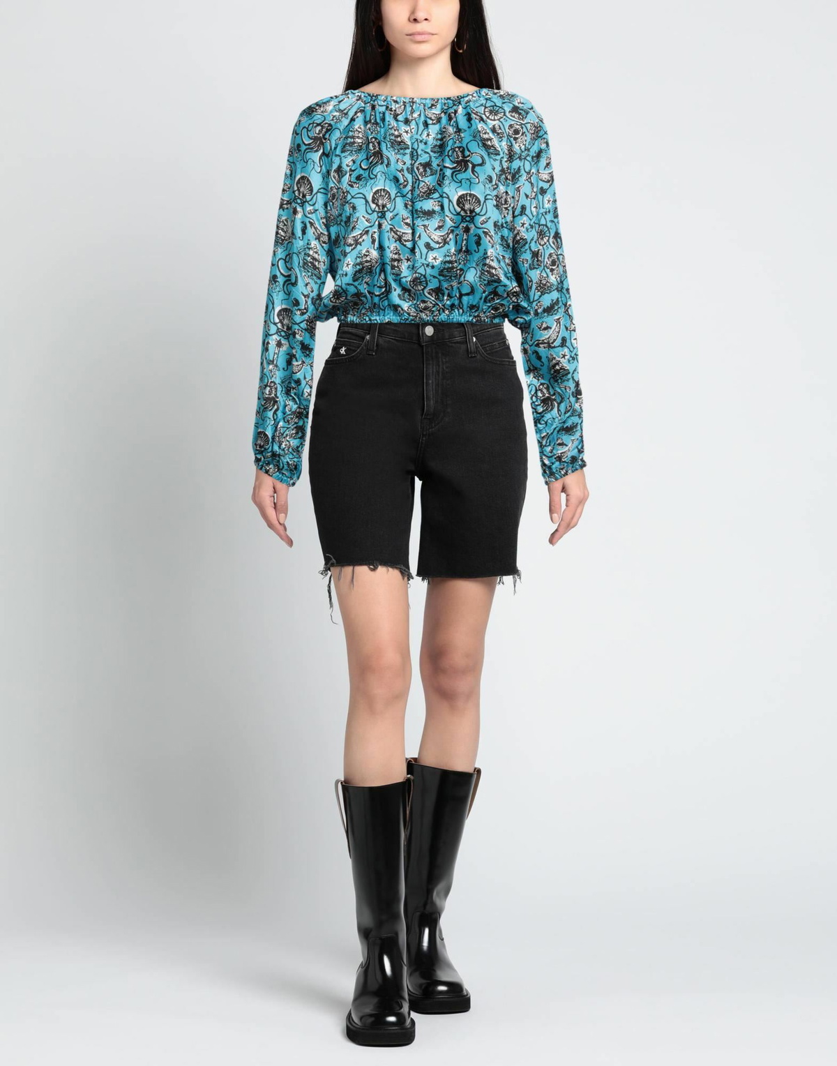 Jucca Womens Top Azure