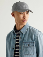 A.P.C. - Charlie Logo-Embroidered Cotton-Jersey Baseball Cap - Gray