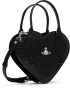 Vivienne Westwood Black Josephine Heart Crossbody Bag