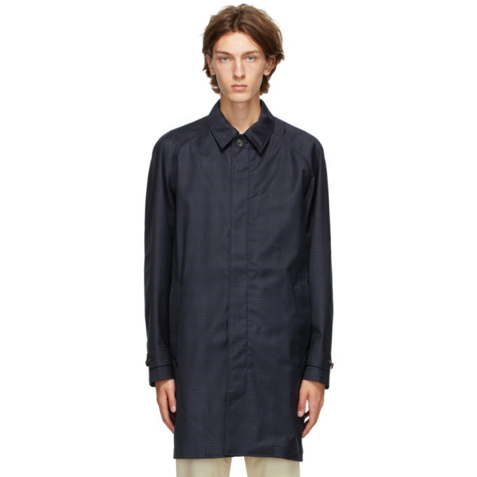 Photo: Norse Projects Navy Svalbard 3 Layer Coat