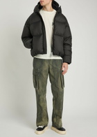 Cole Buxton Washed Straight-leg Cargo Trousers Khaki