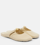Loewe Pebble Soft leather mules