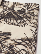 AMIRI - Aloha Pleated Printed Wool-Blend Suit Trousers - White
