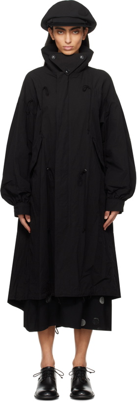 Photo: YOHJI YAMAMOTO Black R-Mods Coat
