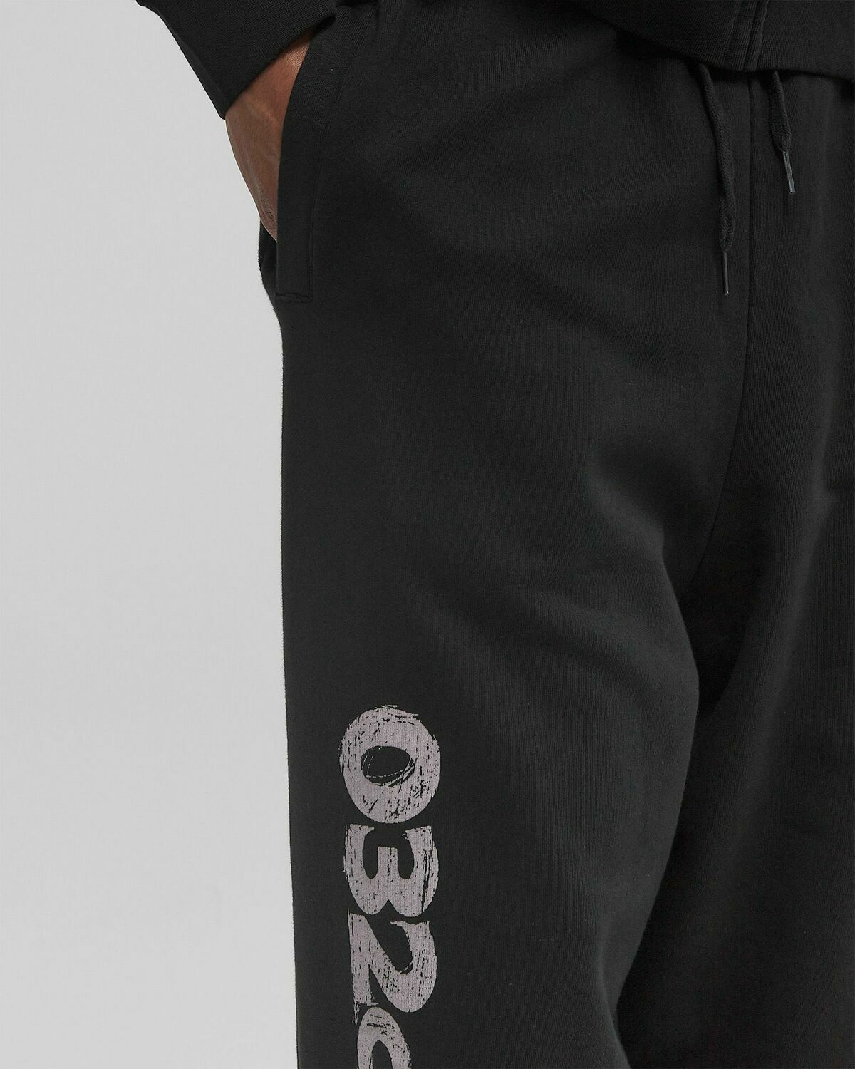 032c OUTLAW OVERSIZED SWEATPANTS Black Men