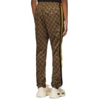 Gucci Brown GG Striped Lounge Pants