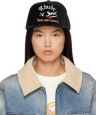 Rhude Black Wine Country Souvenir Cap