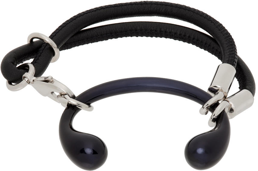 HUGO KREIT Black Buckle Bracelet