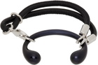 HUGO KREIT Black Buckle Bracelet