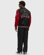 Mitchell & Ness Nba Primetime Heavyweight Satin Jacket Vintage Logo Chicago Bulls   Black/Red     College Jackets/Team Jackets   S
