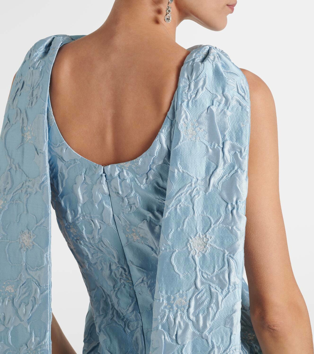 Markarian Lamé brocade minidress