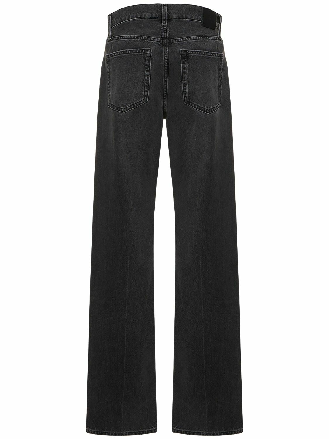 ANINE BING - Roy Cotton Denim Straight Jeans ANINE BING