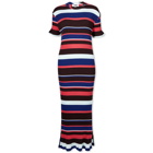 YMC Women's Bluebird Stripe Midi Dress in Multi